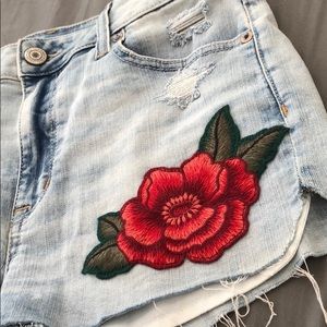 American eagle stretchy high rise shorts